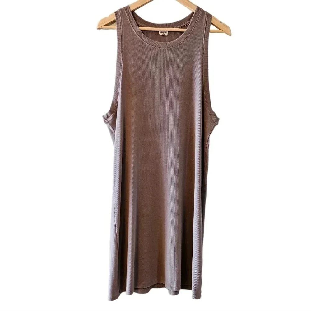 Aritzia Wilfred Free Dunes Sleeveless Casual Mini Tank Dress Size 2XL. - Picture 5 of 16